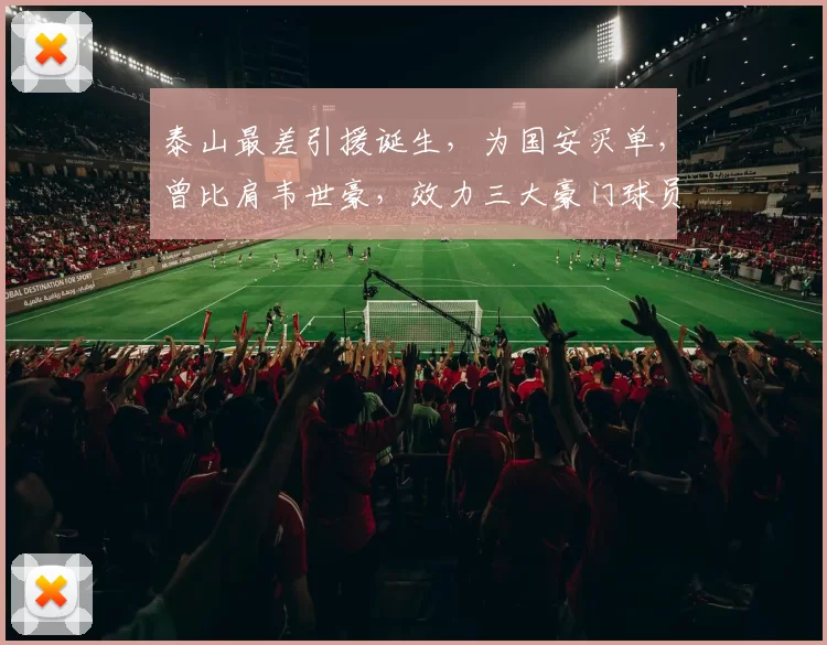 泰山最差引援诞生，为国安买单，曾比肩韦世豪，效力三大豪门球员